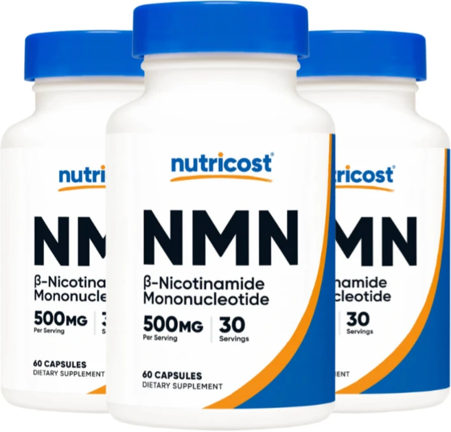뉴트리코스트 NMN 500mg 60캡슐 2서빙 3병, 3개, 60정 - 쿠팡