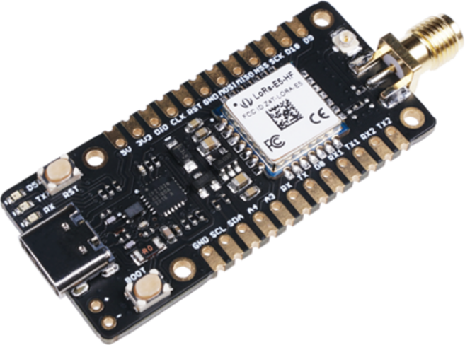 STM32WLE5JC 기반 Seeed LoRaWAN 로라 LoRa 개발 보드 - Wio(LoRa)-E5 mini, 1개