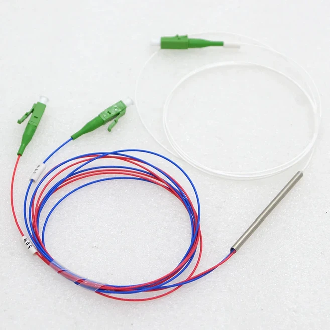 광섬유 스틸 튜브 1x2 차동 스플리터 커넥터 PLC 0.9mm SM UPC/APC 풀 콘 10, 01 China Mainland, 01 LC APC