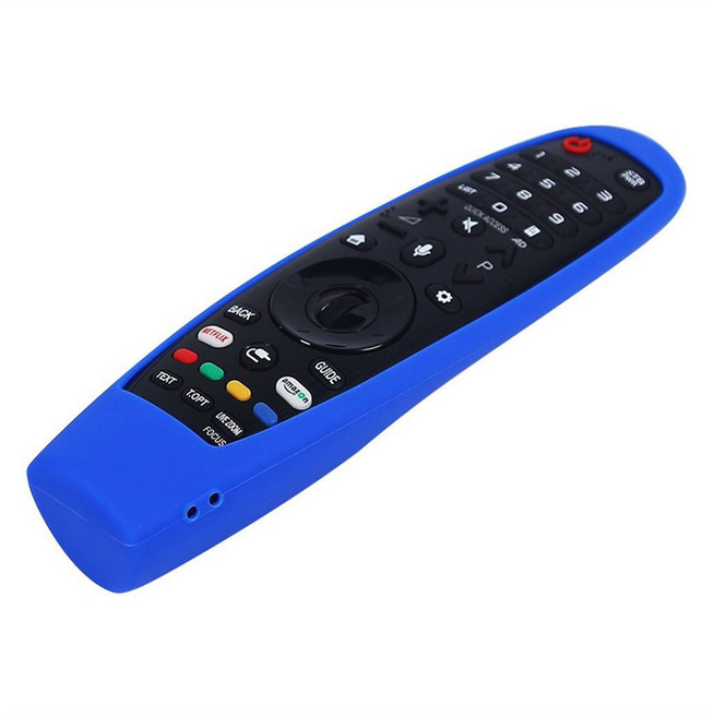 LG TV용 보호 실리콘 케이스 AN MR600 650 DIY MR18BA MR19BA 리모컨 커버 충격 방지 세척 가능한 원격 MR 18 커버, -Blue, Blue, 1개
