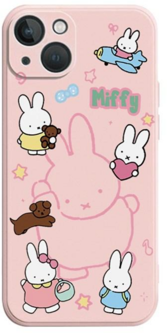귀여운 미피 토끼 친구 아이폰 갤럭시 핸드폰 케이스