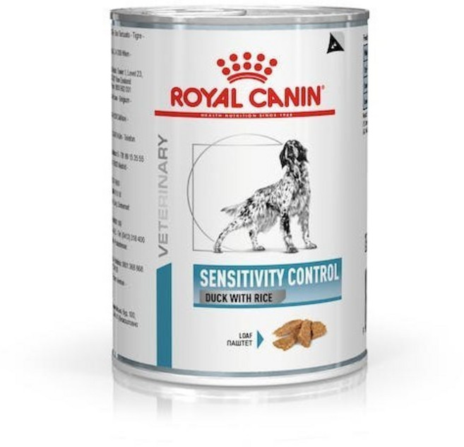 로얄캐닌 독 센시티비티 콘트롤(SENSITIVITY CONTROL) 캔, 12개, 410g, 혼합맛