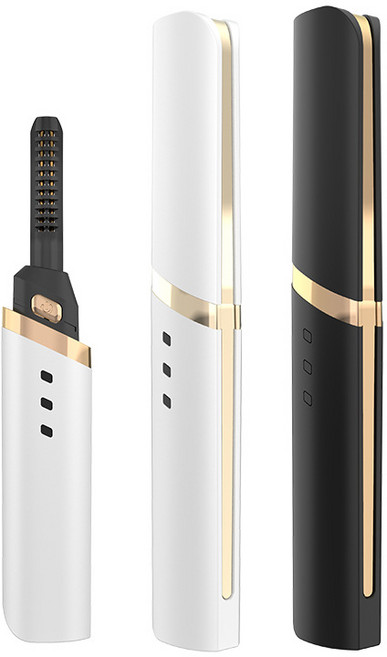 NM 리얼컬링 속눈썹 고데기 충전식 속눈썹 고데기1+1, 흰색