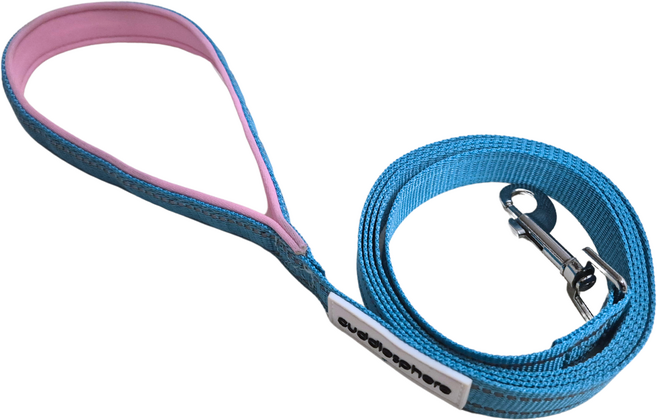 커들스피어 강아지 소프트쿠션 초경량 컴포트 리드줄, 1개, 블루