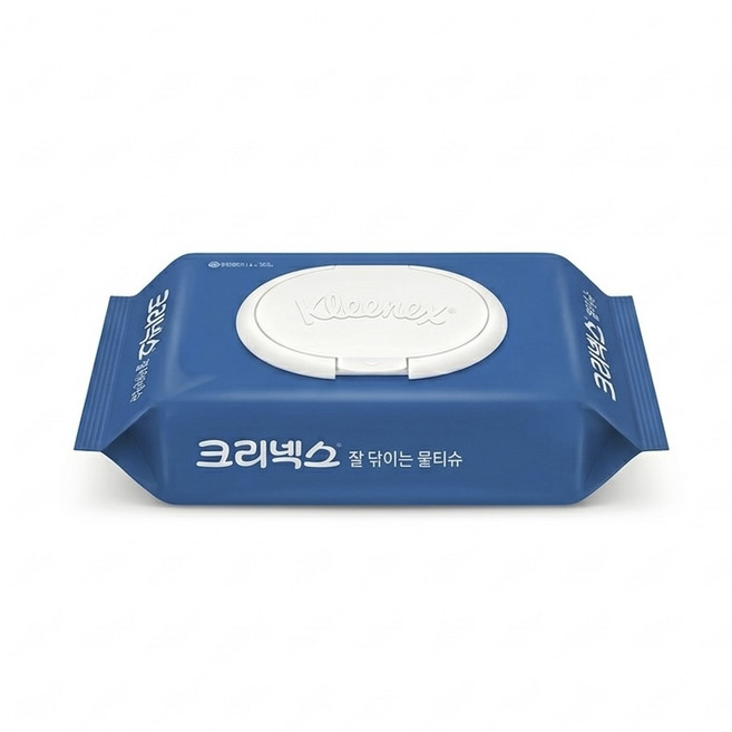 잘닦이는 물티슈 캡형, 3개