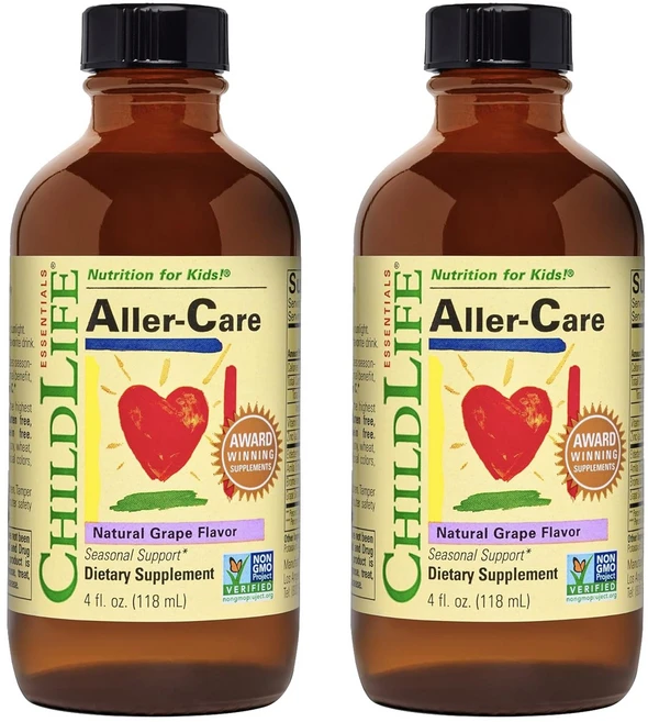 차일드라이프 알러케어 어린이 비타민 내추럴 포도 맛, 118ml, 2개 - 쿠팡