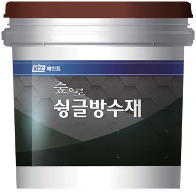 KCC페인트/슁글방수재/숲으로슁글방수제/1액형/수성, 흑녹색, 1개