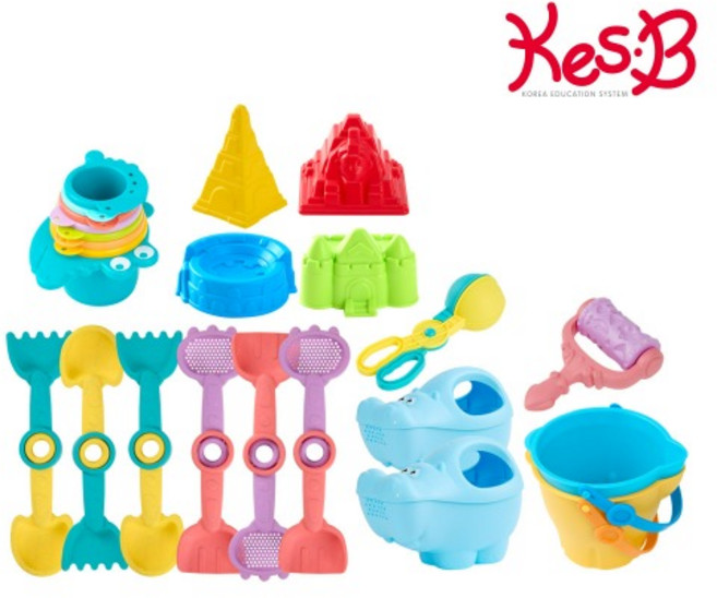 [캐스B] 네이처 뉴바다친구 모래놀이 메가팩(1521set) 유아 놀이터 목욕 흙 바깥놀이