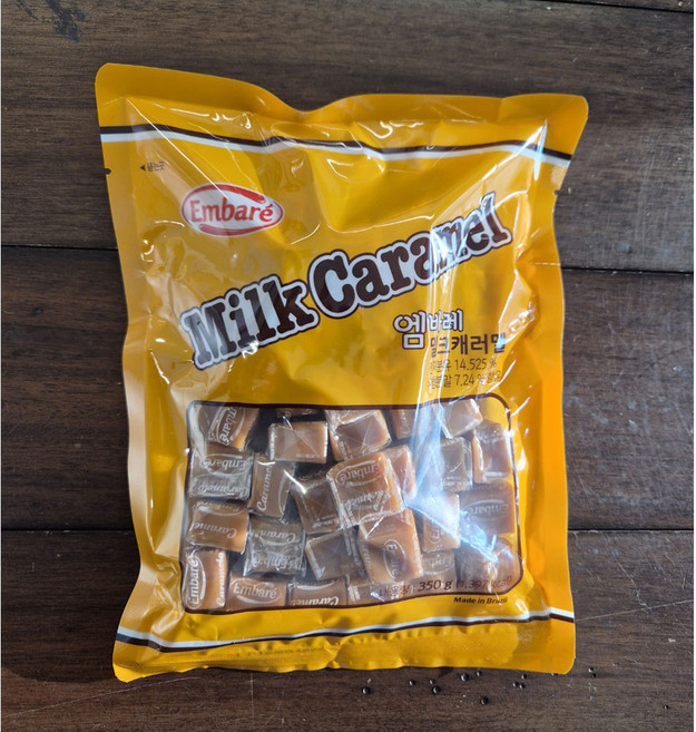 엠바레 코코아 앤 밀크 캐러멜, 350g, 3개