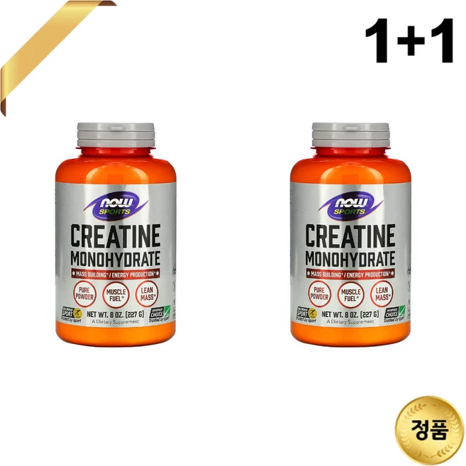 1+1 나우푸드 스포츠 크레아틴 분말 227g 비건 아데노신 단백질 아미노산 글루텐프리 - 쿠팡