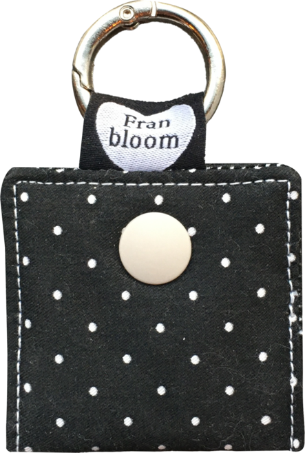 [프랑블룸 제작] 도트이어폰 홀더 줄감개 케이블줄정리 유선이어폰 패브릭 (3design), 2. 그린체크