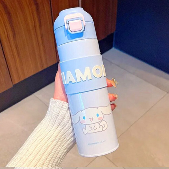 산리오 시나모롤 큐티 간편손잡이 텀블러 500m, 1개