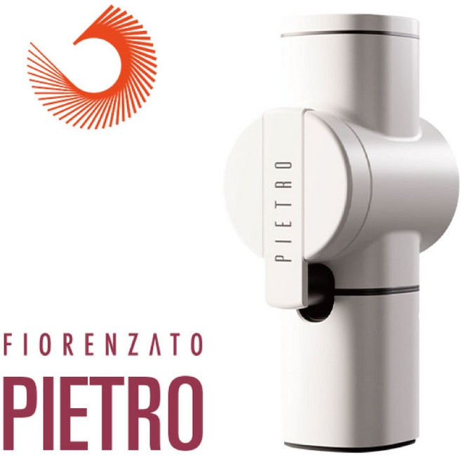 Fiorenzato PIETRO 義大利專業級手搖磨豆機 HG4436WH(白) M340歐盟認證 10x210mm 1.5公斤, 1個, HG4436WH白色