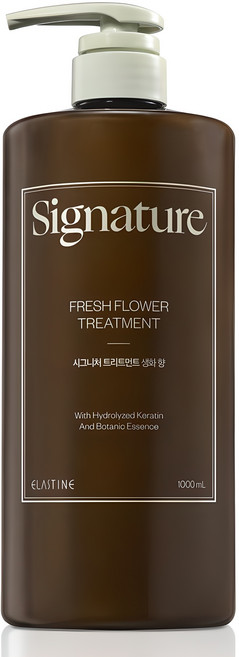 엘라스틴 시그니처 극손상 헤어팩 트리트먼트 생화향, 1L, 1개