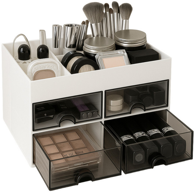 리빙닥터 깔끔 수납 화장품 정리함