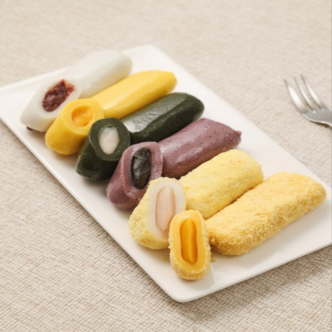 [국내산 햅쌀] 낱개포장 무당 앙금 가래떡 + 인절미, 10개, 50g