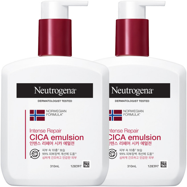 뉴트로지나 인텐스 리페어 시카 에멀젼 바디로션 (플로럴향)