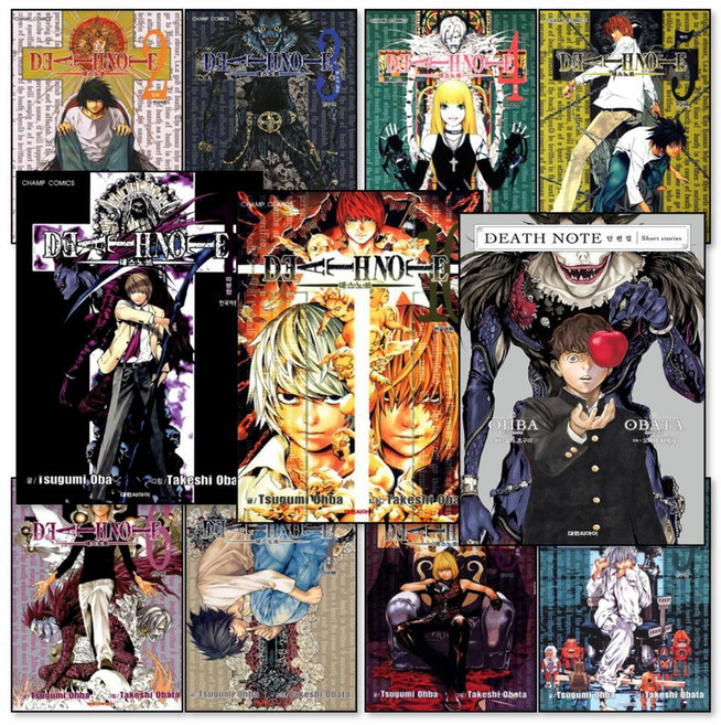 제이북스 Death Note 데스노트 1-13 권 만화 책 완결 전권 단편집 세트 (전14권), 단품, 단품