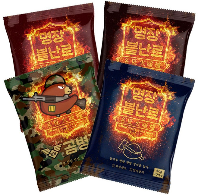 LM6 명장불난로 핫팩 주머니핫팩 휴대용핫팩, 주머니용 특대160g5매, 상세페이지 참조