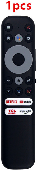 새로운 음성 리모컨 RC902N FMR1 TCL 스마트 TV S546 R646 시리즈 75S546 65S546 55S546 50S546 액세서리, 1개