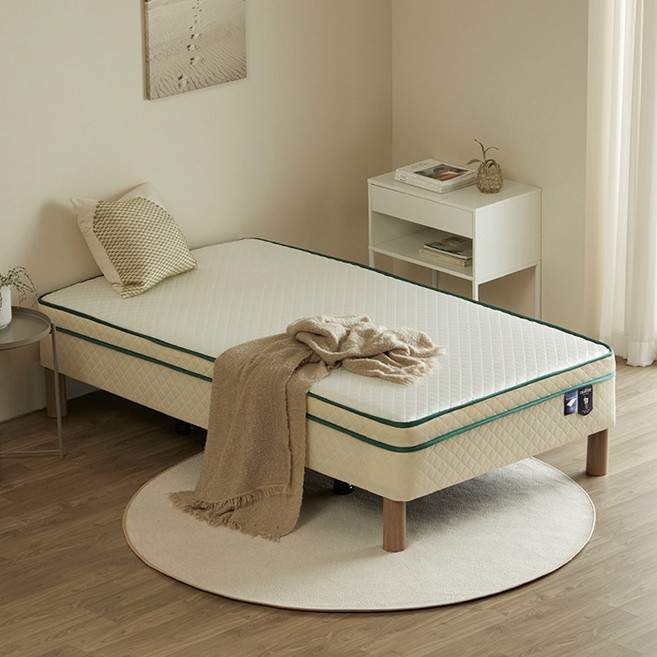 매트리 올인원 일체형침대 매트리스 S SS, 독립포켓, 낮은바닐라