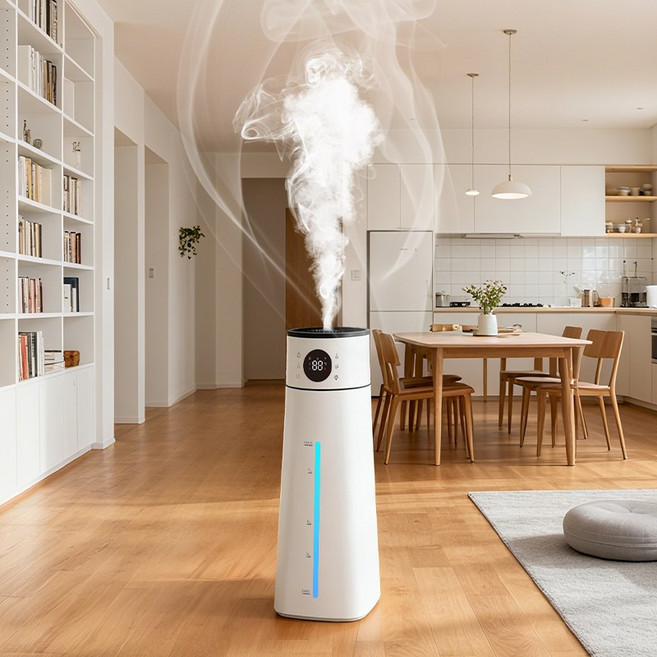 LANGDOO 가습기 8L AI습도조절 UV살균 가정용 대용량 가습기, JSQ6, 흰색