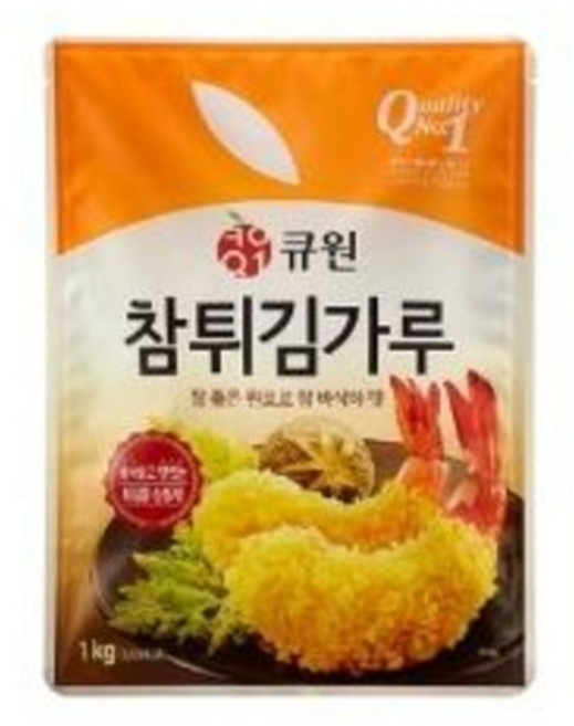 큐원 튀김가루 1KG, 1개
