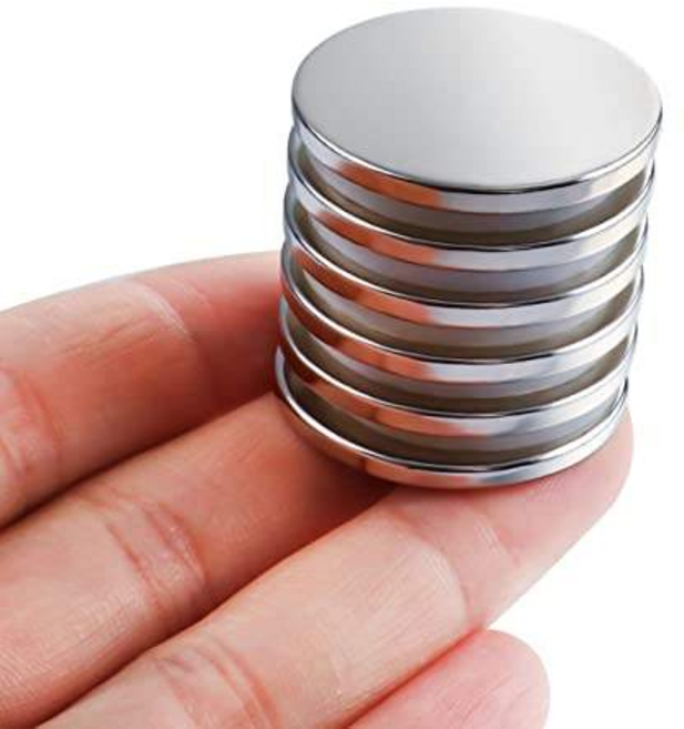 마니코 네오디움 원형자석 지름 30mm X 두께 1.8mm, 10개