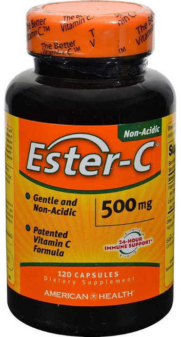 American Health 일본직구 유리한 사이즈 에스더 C 2개 세트 500mg 120정