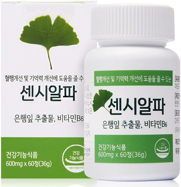 센시알파 영양제, 60정, 1개