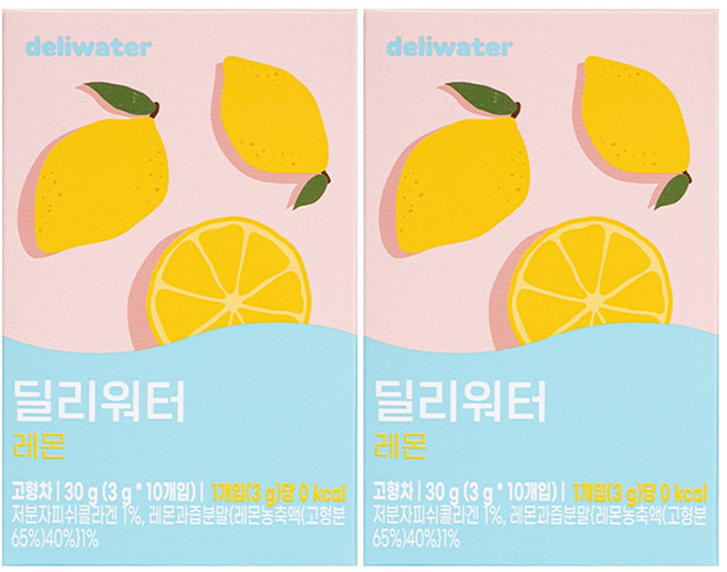 0칼로리 딜리워터 레몬 1박스