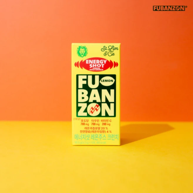 후반전 에너지샷 레몬주스 크런치 레몬맛, 16.5g, 6개 - 쿠팡