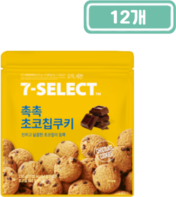 신흥 PB 촉촉 초코칩쿠키, 12개, 230g