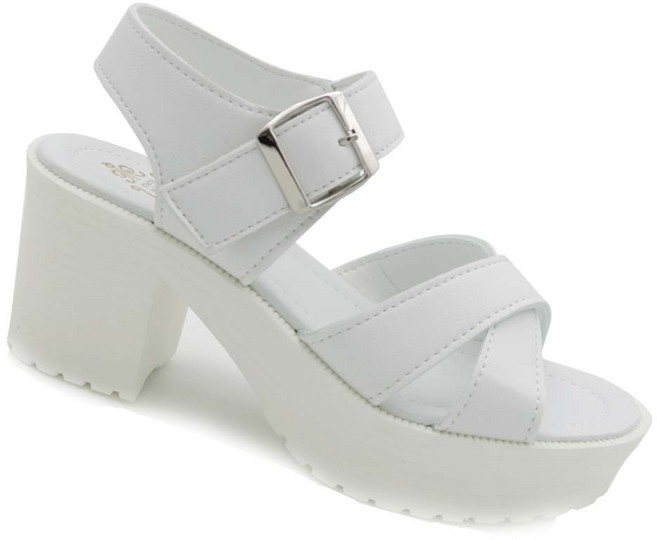 발편한 키높이 여성 여름 통굽 샌들 7cm