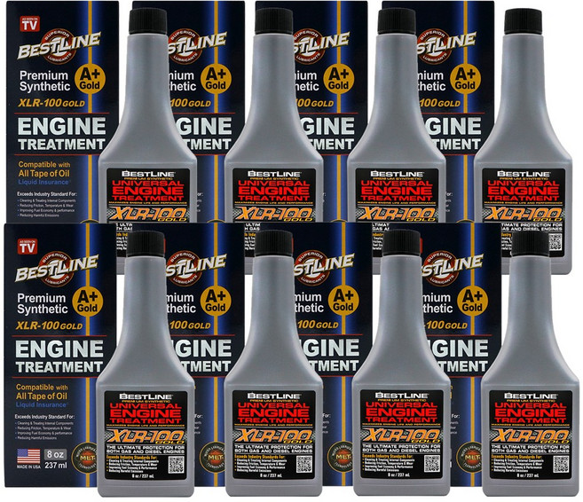 베스트라인 엔진 코팅용 첨가제 전차종 237ml, 8개, 공용