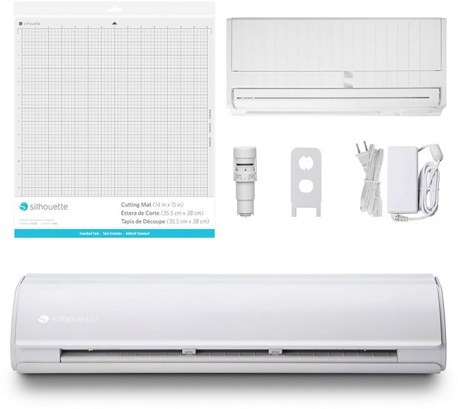 실루엣 카메오 4 플러스 15인치 버전 - 커팅 매트 전원 코드 롤 피더 내장 스튜디오 소프트웨어, SILHOUETTE 실루엣 카메오 5 플러스 38.1c