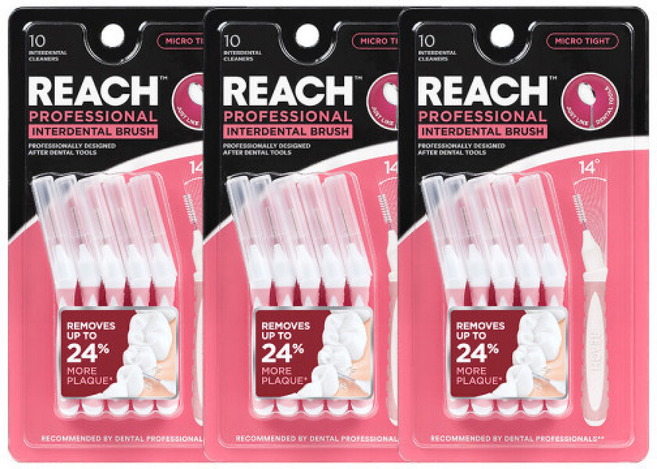 리치 와이어 치간칫솔 마이크로 타이트, 10개입, 3개