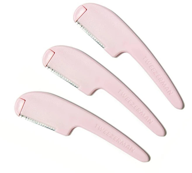 Tweezerman Prep and Plane 위생관리기 및 각질 제거용 페이셜 면도기 3개입, 트위저맨 Tweezerman Prep and Plane - 쿠팡