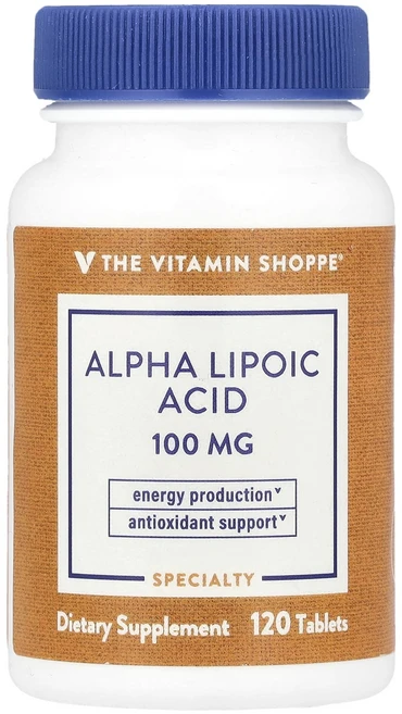 새해 첫좋은선물 The Vitamin Shoppe 알파리포산 120정 제대로 할인합니다, 1개 - 쿠팡