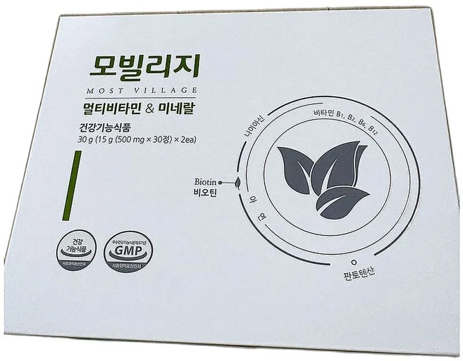 비오틴 국내 최대 함량 멀티 비타민 영양제 건강기능식품 60정 1개 - 쿠팡