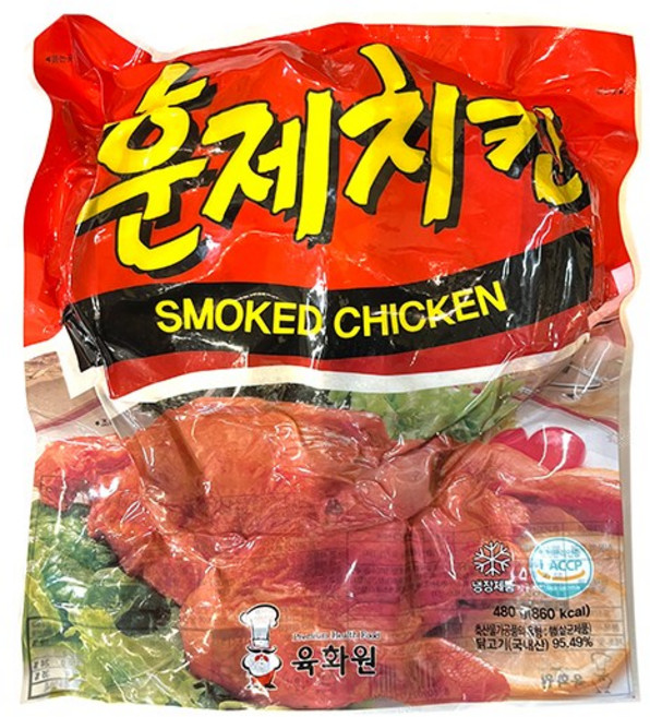 이푸드 훈제 치킨 480g, 1개