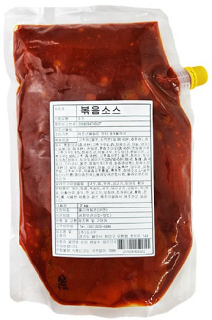 소스텍 볶음소스 2kg, 1개