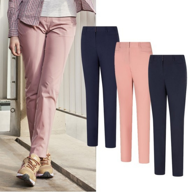 콜핑 탈라스 여 KPP0935W 허리 배색 베이직 일자핏 여자 여름 등산 바지