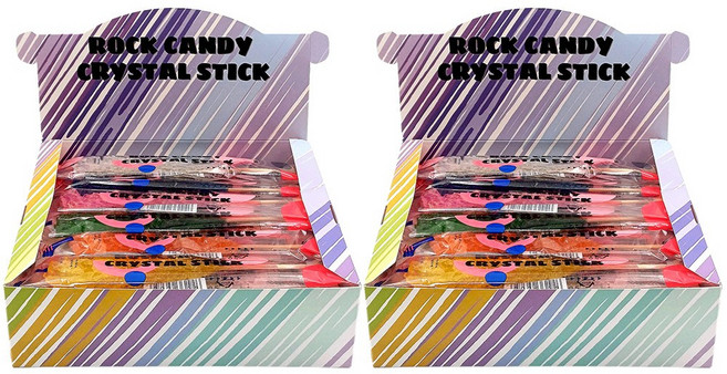락 캔디 크리스탈 스틱, 36개, 22g
