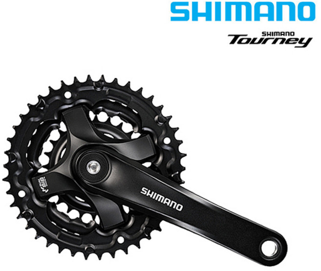 시마노 FC-TY501 자전거 크랭크 세트, 42X34X24T 170mm, 1개