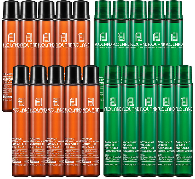 플로랜드 체인지 & 스칼프 헤어앰플 세트(체인지 헤어앰플 + 스칼프 헤어앰플) 각 10개입, 2개, 13ml