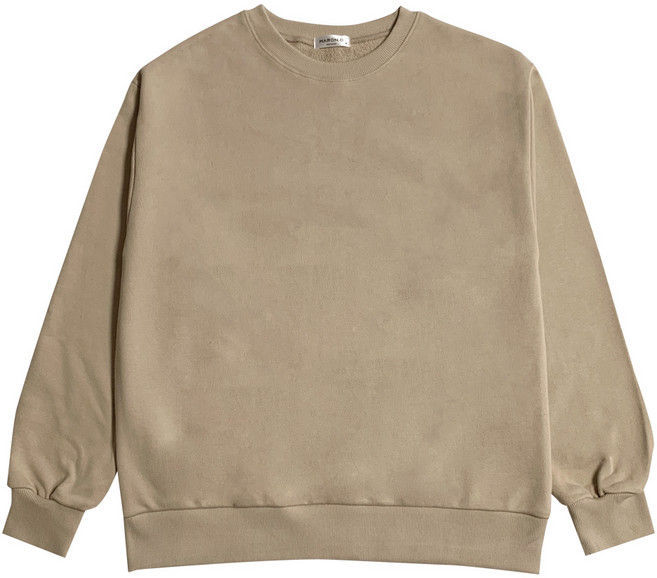 오버핏 기모 맨투맨 티셔츠 남녀공용 긴팔 남성 여성 무지 라운드 기본 빅사이즈