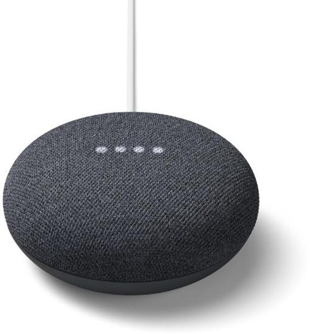 Google Nest Mini Google Charcoal) 2세대 작지만 편리한 스마트 스피커 어시스턴트