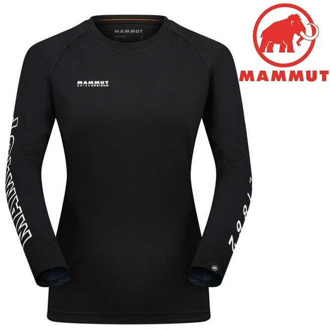 Mammut 長毛象 QD Logo Print 女款圓領長袖上衣 1016-01040