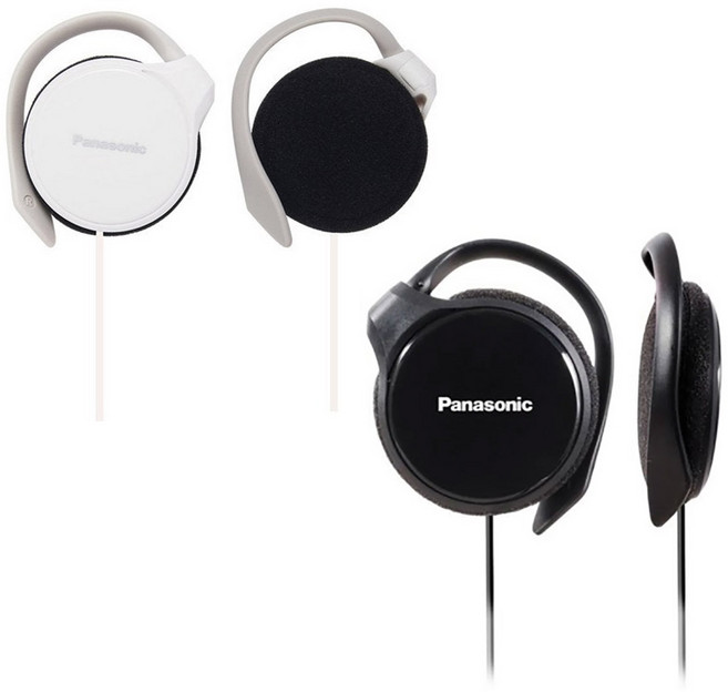 파나소닉 귀걸이형 헤드폰 2개, RP-HS46, WT+BK